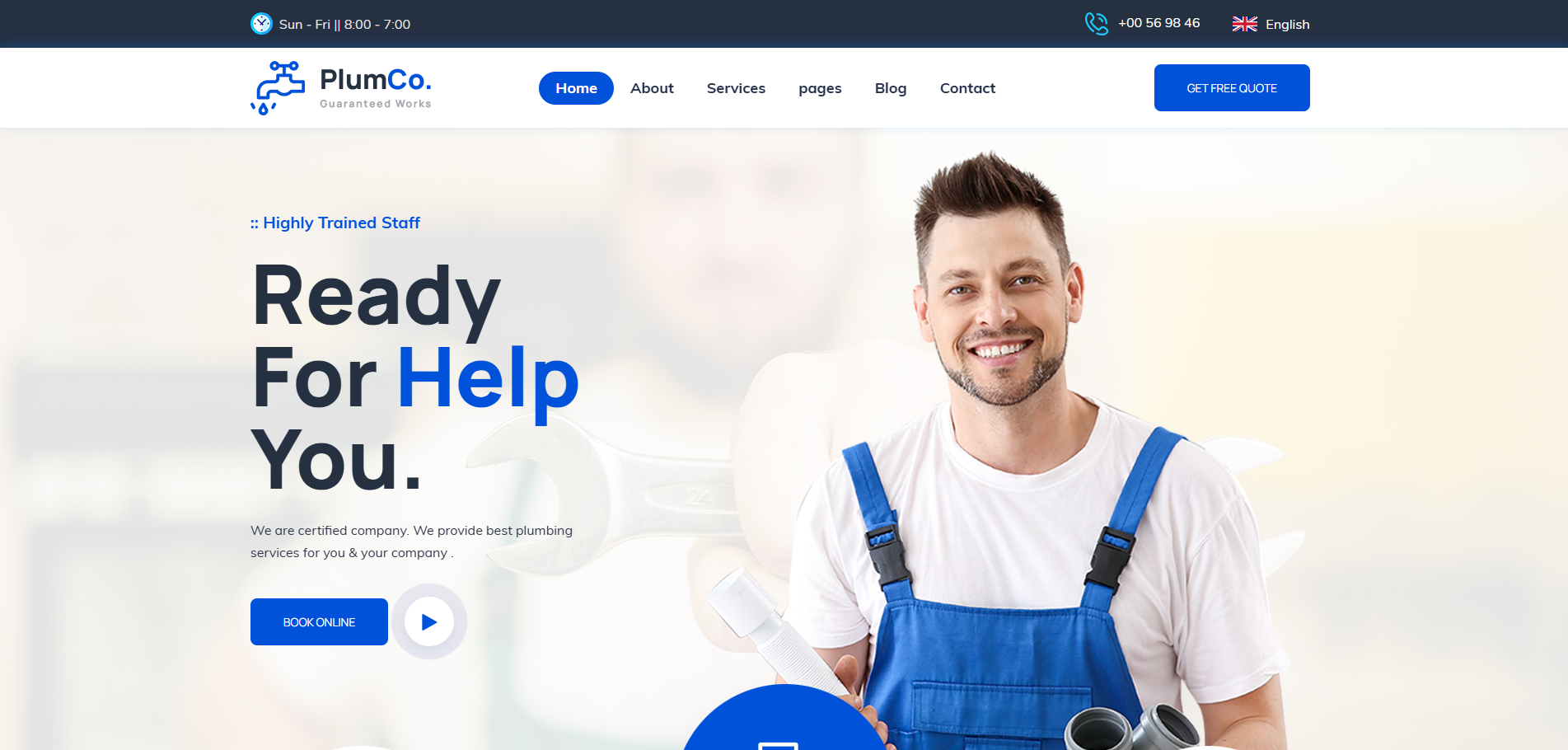 Plumco - Site Web de Services de Plomberie